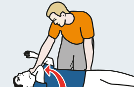 Far arm across chest